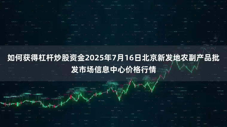 如何获得杠杆炒股资金2025年7月16日北京新发地农副产品批发市场信息中心价格行情