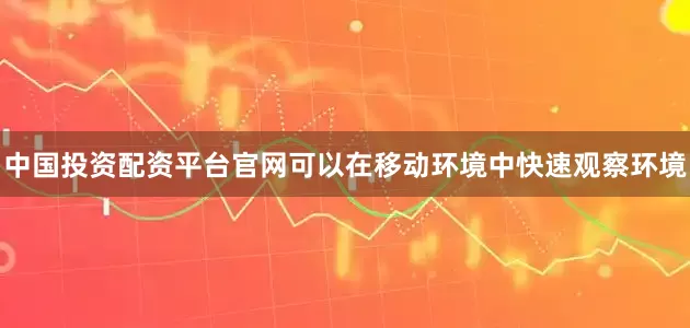 中国投资配资平台官网可以在移动环境中快速观察环境